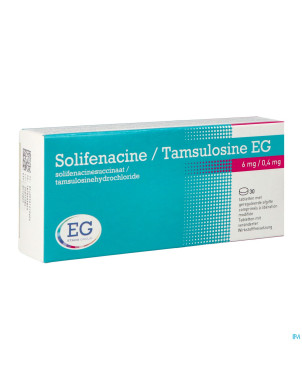 Solifenacine tamsulosine eg 6/04,mg lib.mod.comp30