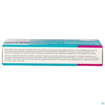 Solifenacine tamsulosine eg 6/04,mg lib.mod.comp30