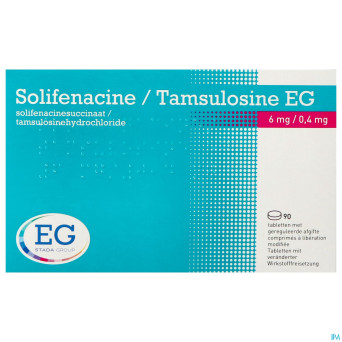 Solifenacine tamsulosine eg 6/04,mg lib.mod.comp90