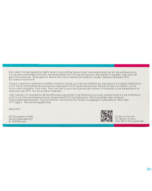 Solifenacine tamsulosine eg 6/04,mg lib.mod.comp90
