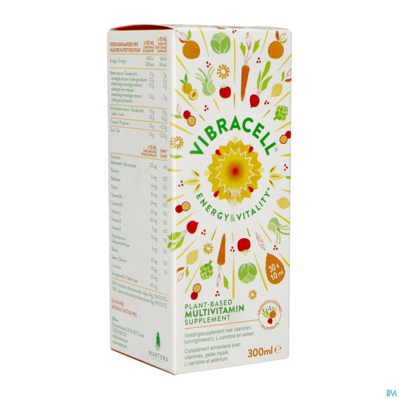 Vibracell energy&vitality plant.multiv.30x10ml nf