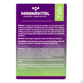 Mannavital venoton v-caps 60