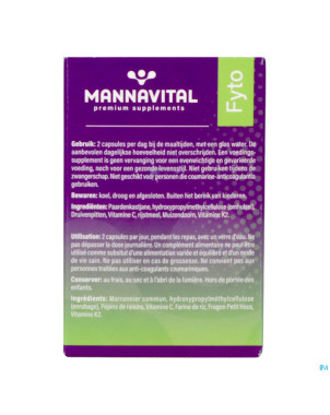 Mannavital venoton v-caps 60