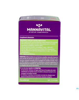 Mannavital venoton v-caps 60