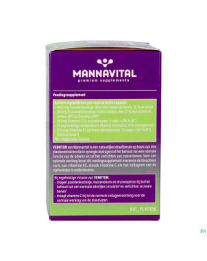 Mannavital venoton v-caps 60