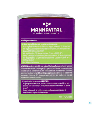 Mannavital venoton v-caps 60