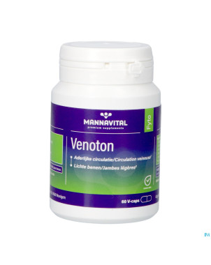 Mannavital venoton v-caps 60