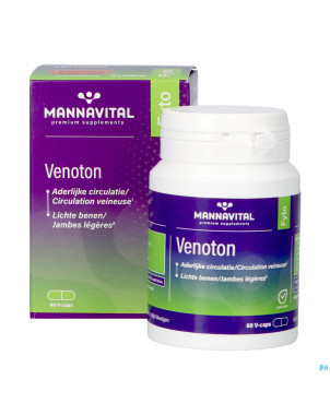 Mannavital venoton v-caps 60