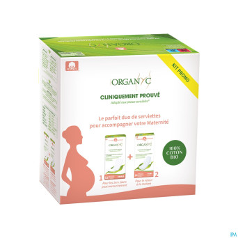 Organyc maternite pack 2 prod.