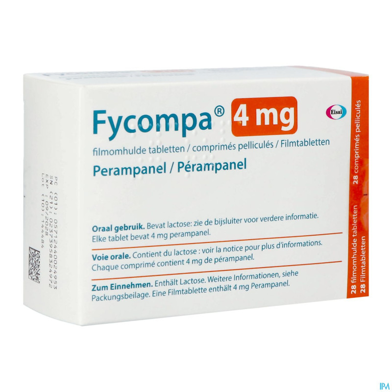 Fycompa abacus 4mg comp pell 28