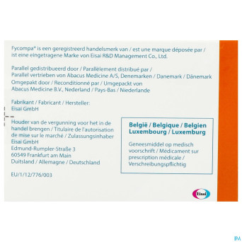 Fycompa abacus 4mg comp pell 28