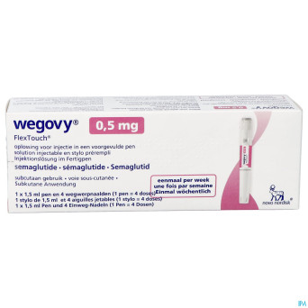 Wegovy abacus 0,5mg flextouch sol inj stylo prer.1