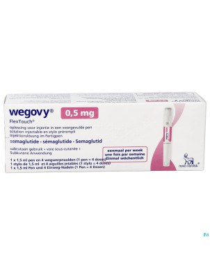 Wegovy abacus 0,5mg flextouch sol inj stylo prer.1