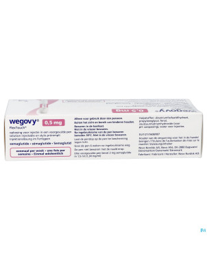 Wegovy abacus 0,5mg flextouch sol inj stylo prer.1