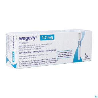 Wegovy abacus 1,7mg flextouch sol inj stylo prer.