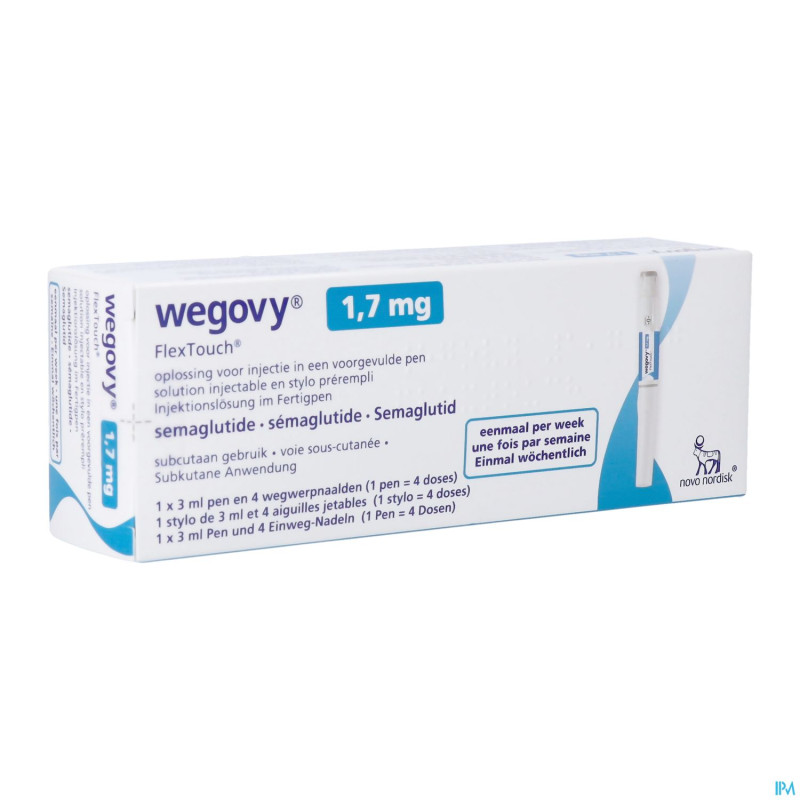 Wegovy abacus 1,7mg flextouch sol inj stylo prer.