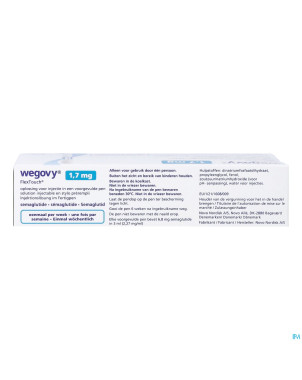 Wegovy abacus 1,7mg flextouch sol inj stylo prer.