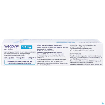 Wegovy abacus 1,7mg flextouch sol inj stylo prer.