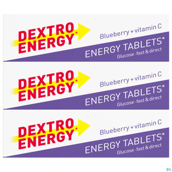Dextro energy 3-pack stick myrtilles 3x47g
