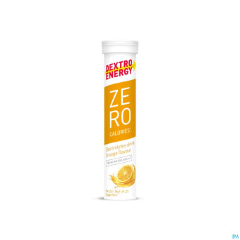 Dextro energy zero calories orange comp efferv.20