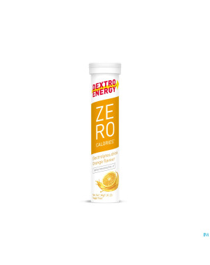 Dextro energy zero calories orange comp efferv.20