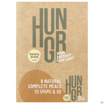 Hungr banana bread shake 8x65g