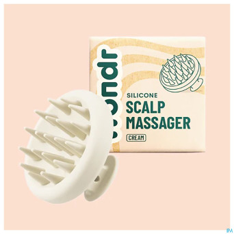Wondr silicone scalp massager blanc