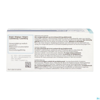 Yuflyma abacus 40mg sol inj stylo prerempl.2x0,4ml