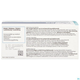 Yuflyma abacus 40mg sol inj stylo prerempl.2x0,4ml