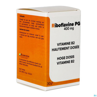Riboflavine 400mg pharmagenerix caps 30
