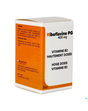 Riboflavine 400mg pharmagenerix caps 30