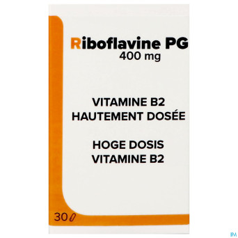 Riboflavine 400mg pharmagenerix caps 30