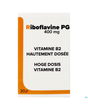 Riboflavine 400mg pharmagenerix caps 30