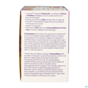 Omnibionta pronatal 2 gross 12 sem.comp 84+caps84