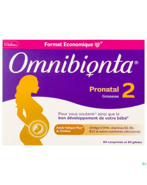 Omnibionta pronatal 2 gross 12 sem.comp 84+caps84