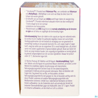 Omnibionta pronatal 2 gross 12 sem.comp 84+caps84