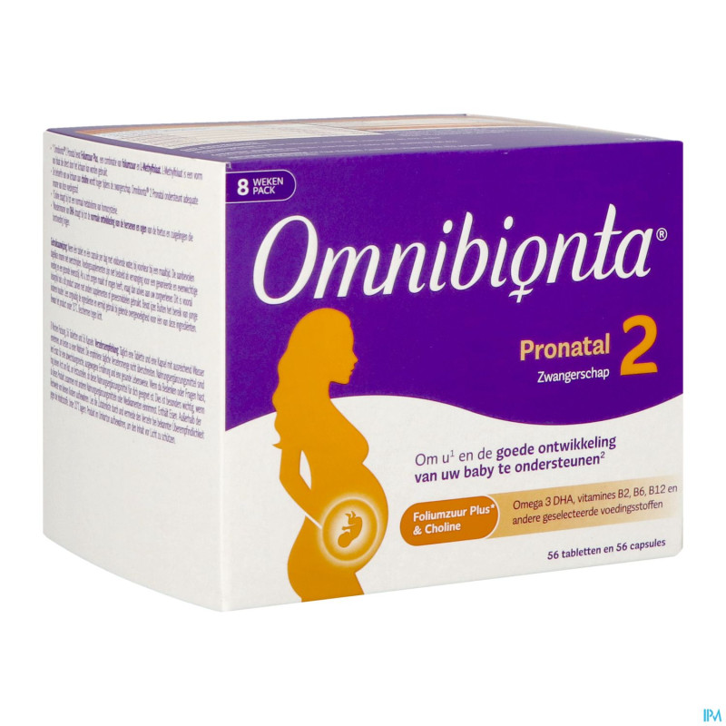 Omnibionta pronatal 2 gross 8 sem comp 56+caps 56