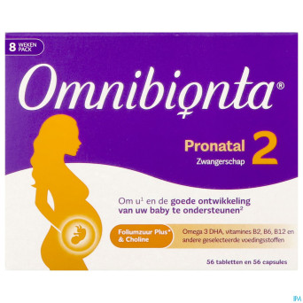 Omnibionta pronatal 2 gross 8 sem comp 56+caps 56