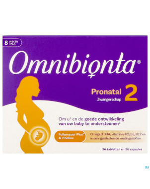 Omnibionta pronatal 2 gross 8 sem comp 56+caps 56