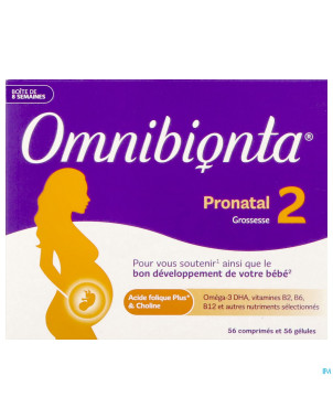 Omnibionta pronatal 2 gross 8 sem comp 56+caps 56