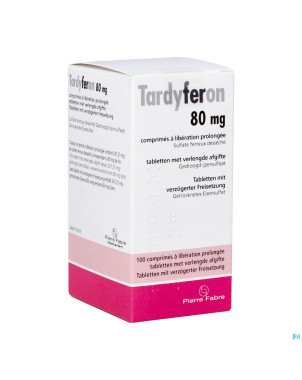 Tardyferon orifarm 80mg comp pell 100 pip