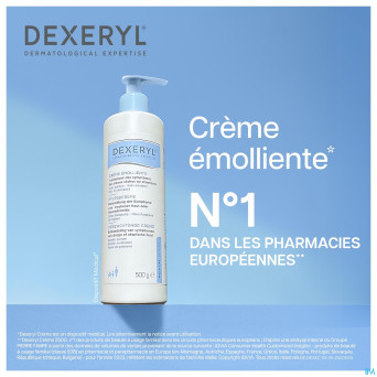 Dexeryl creme    fl pompe 500g