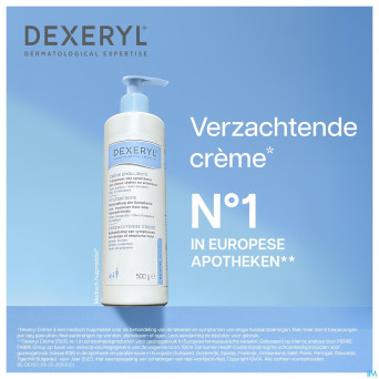 Dexeryl creme    fl pompe 500g