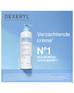 Dexeryl creme    fl pompe 500g