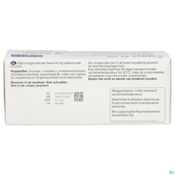 Stelara 45mg sol inj stylo preremplie 1