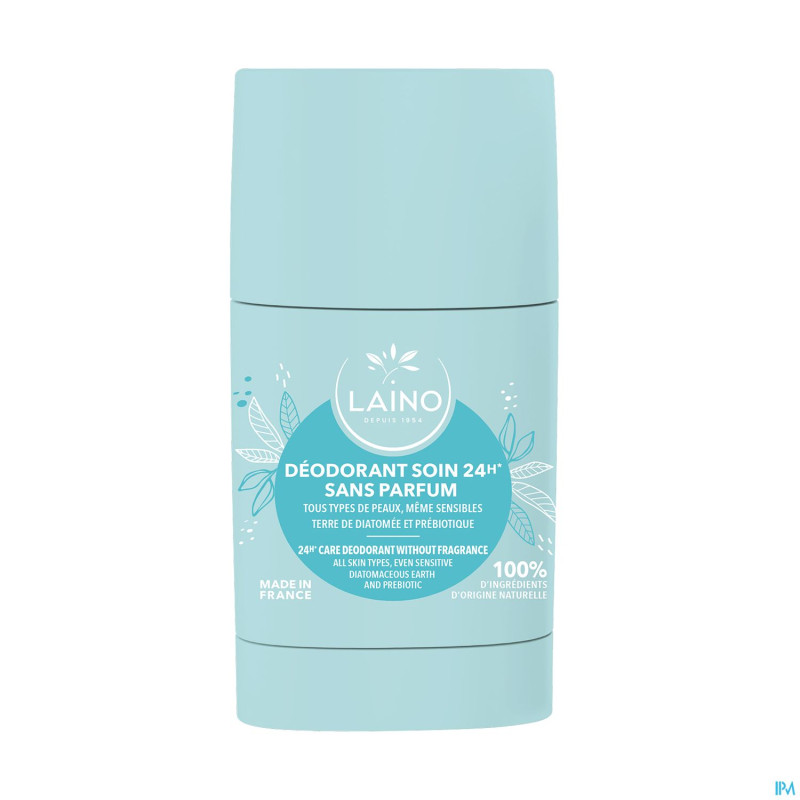 Laino deodorant soin s/parfum solide 60g