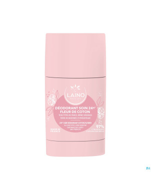 Laino deodorant soin fleur coton solide 60g