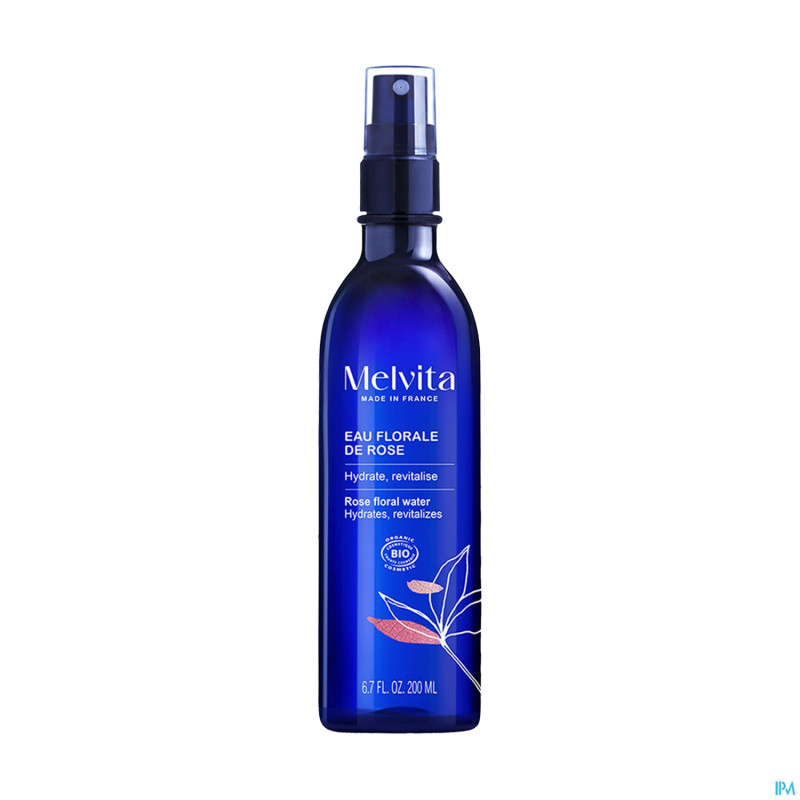 Melvita eau florale rose spray 200ml nf