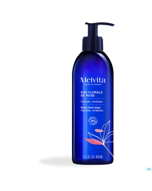 Melvita eau florale rose 400ml nf