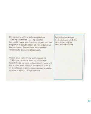Entresto 15mg/16mg granules caps 60